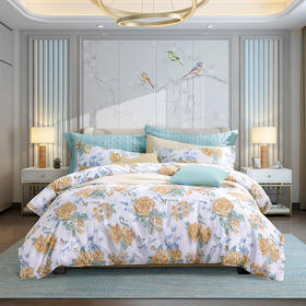 TY富安娜纯棉四件套-人间芳菲【鲜享5.0】