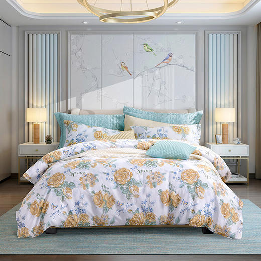 TY富安娜纯棉四件套-人间芳菲【鲜享5.0】 商品图0