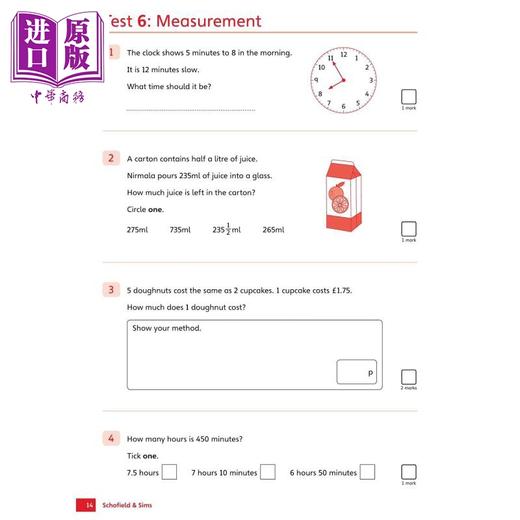 预售 【中商原版】英国S&S教辅 KS2 SATs Reasoning 10-Minute Tests KS2 SAT 10 分钟推理测试（10-11岁）附答案 英文原版  商品图3