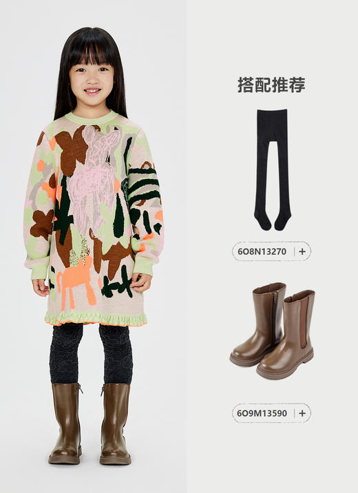 jnby  24年冬款  长袖毛衫连衣裙  1OBG12730 商品图8