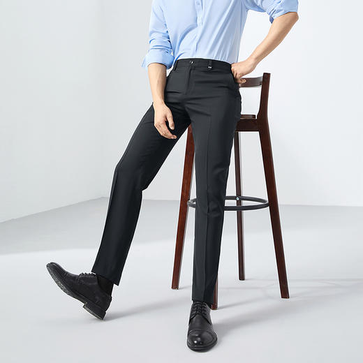柒牌男装西裤2025春季新品日常百搭商务通勤职业男士直筒西装长裤128H72050 商品图1