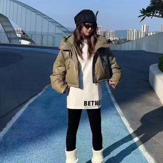 NPU皮短款羽绒服 冬季 586962176688 商品图4