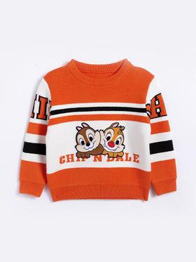 迪士尼可爱针织男童套头上衣毛衣224DS0705