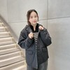 佐丹奴女装秋冬季大口袋连帽棉衣菱形格纹棉服外套05374614 商品缩略图4