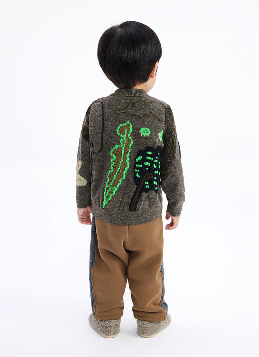 jnby   24年冬款  短款开襟毛衫  YOB311610 商品图10