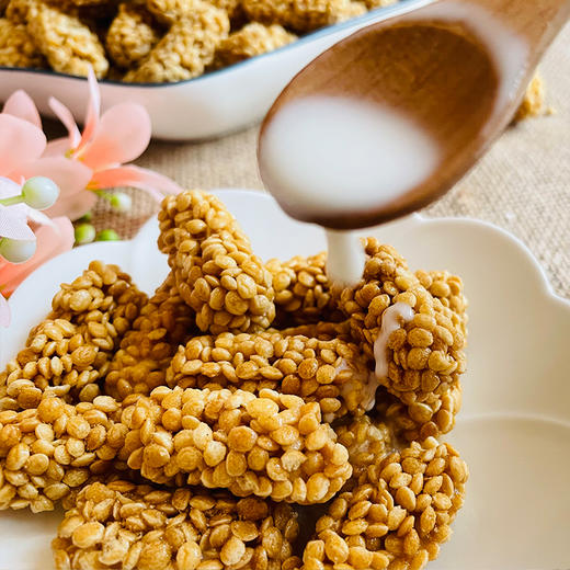 藏本香青稞酥200g米条/米块/米饼/米球 四种形状可选四川成都发货 商品图2