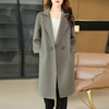 【清河羊毛羊绒专场】鹿展 225 高支细羊毛女士长款羊毛大衣 商品缩略图2