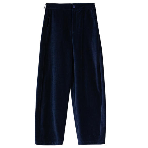 牧衣游原创 绒感棉净色裤子女新款百搭宽松柔软舒适休闲裤 隐游 商品图4