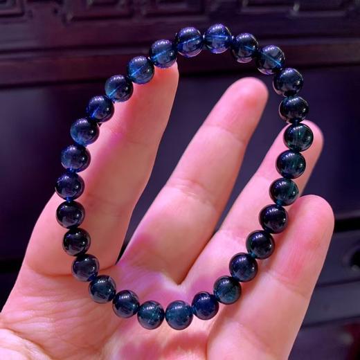 6mm-7mm单圈全色蓝碧玺手串 商品图3