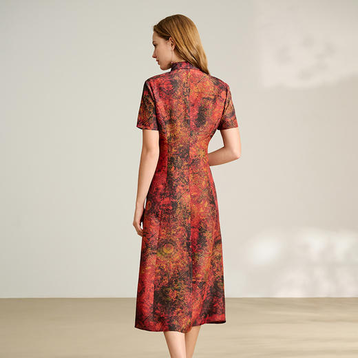 TANGY Collection/2025天意精品春季新品中国风莨绸女士连衣裙 商品图2