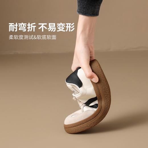 ZHR则则厚底增高德训鞋春季新款软底防滑板鞋柔软轻便运动休闲鞋 商品图4