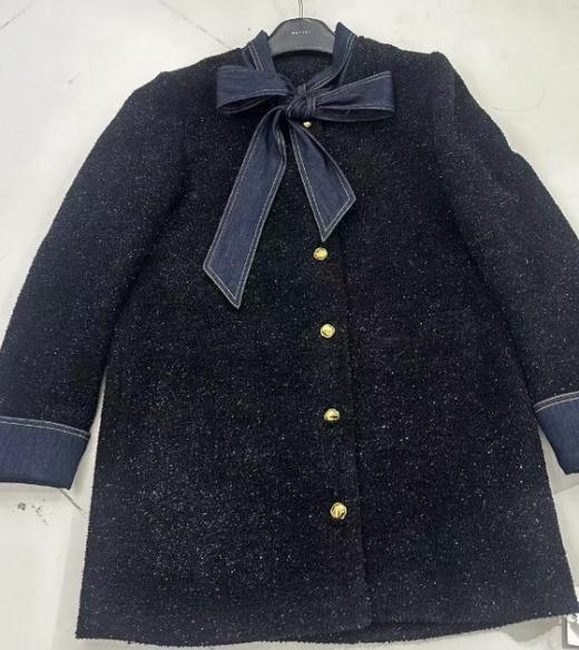 【门店同款】自由意志牛仔拼小香外套 商品图0