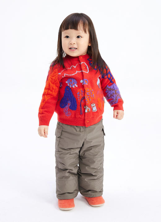 jnby   24年冬款  短款开襟毛衫  YOB311610 商品图7