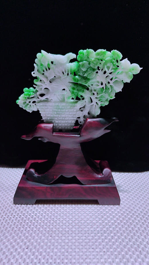 620757翡翠摆件【平安富贵】 商品图4