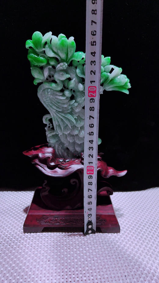 620753翡翠摆件【锦上添花】 商品图1