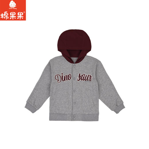 棉果果春季新品商场同款男童撞色针织连帽外套M112100225111 商品图1