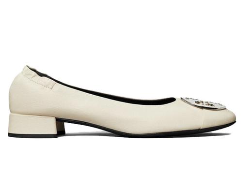 TORY BURCH 高跟鞋女  156751-250 淡奶油色.【鞋底有膜，试穿小心】 商品图2