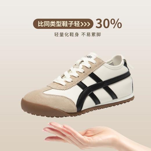 ZHR则则银色复古德训鞋女春季新款软底增高休闲鞋轻便百搭板鞋女 商品图6