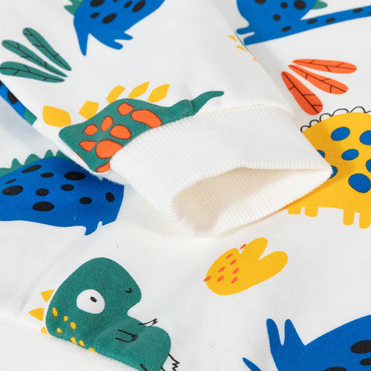 贝贝怡童装儿童加绒卫衣秋冬卡通打底衫男童休闲保暖长袖上衣冬装ZB1ES003 商品图7