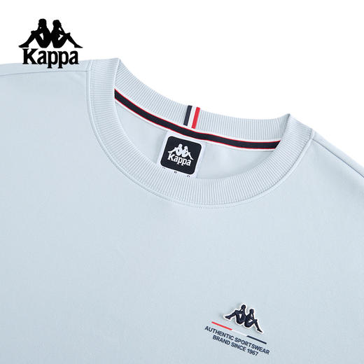 Kappa卡帕背靠背新款针织套头衫男款运动卫衣复古长袖圆领上衣潮K0F12WT20 商品图2