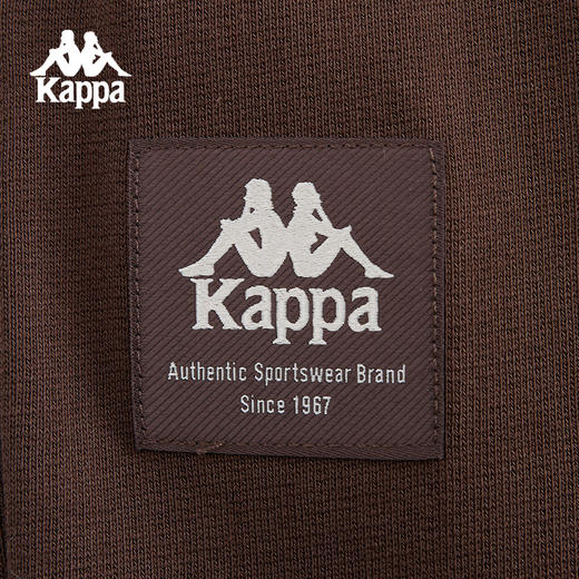 Kappa卡帕背靠背纯棉复古长裤男款休闲针织裤运动裤子收口束脚裤K0F12AK71 商品图3