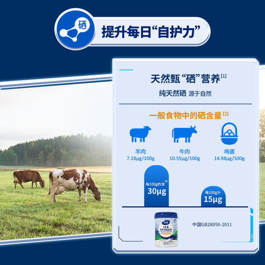 【800g 高钙/脱脂】北欧 芬兰蔚优0乳糖富硒高钙高蛋白益生菌奶粉 0乳糖好吸收 高钙高蛋白 8倍生乳源富硒 商品图2