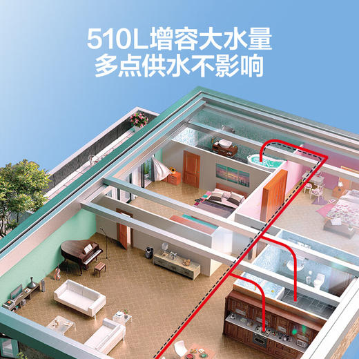海尔（Haier）空气能热水器200升超一级能效大水量1.5匹电辅80℃高水温R32冷媒多重除菌 KF75/200-AE7CU1 商品图4