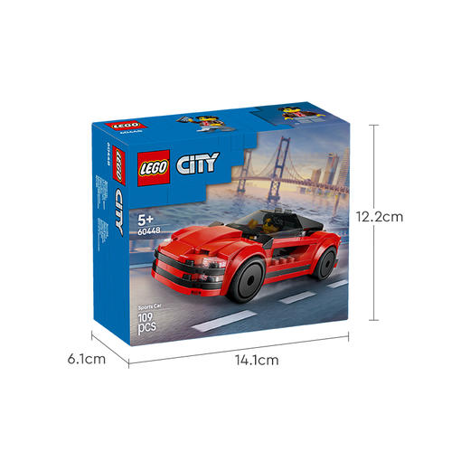 乐高 LEGO 红色跑车LEGC60448 商品图5