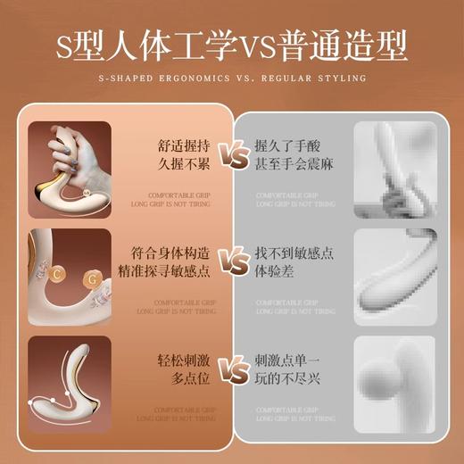 ZALO 拍打振动棒 （人体工学，内外同潮，粗细可调，拍打震动） 商品图3