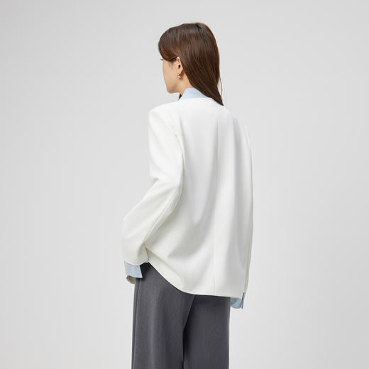 IEF/爱依服2025 春季 时尚设计感潮酷气质通勤风撞色高级中西装B3102 商品图4