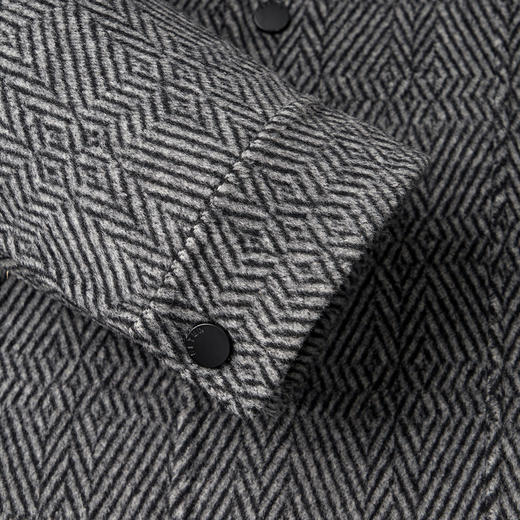 【含绵羊毛】柒牌男装翻领夹克男2024秋冬厚款商务休闲爸爸装外套127D70060 商品图3