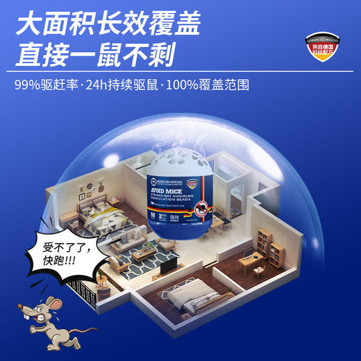 【强效避鼠老鼠克星】家用驱鼠器一窝端室内厨房植物散鼠凝胶 商品图3