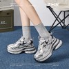 ZHR则则银色厚底老爹鞋女春季新款耐磨轻便运动鞋时尚百搭休闲鞋 商品缩略图2