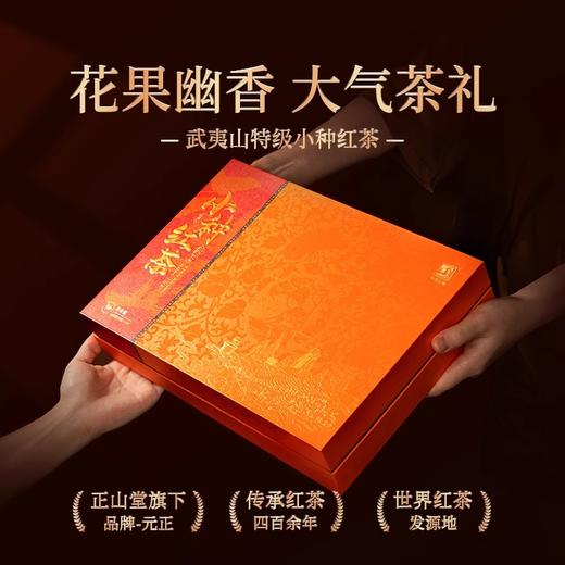 元正 茶票小种礼盒装 特级武夷山小种红茶自饮口粮茶叶送礼长辈200g 商品图3