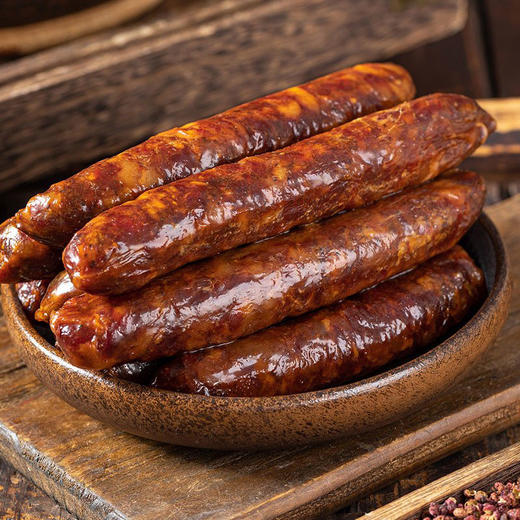 四川腊味芦家坳印象巴蜀香肠 精选黔北黑猪 四川腊味工艺制作地道四川味腊肠 商品图10