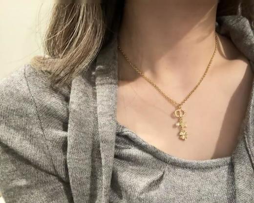 迪奥2025早春最新款绝美系列CD星星四叶草小珠项链/耳钉（XTY） 商品图4