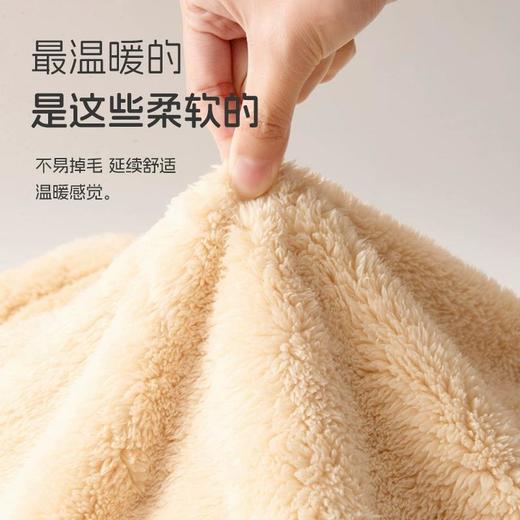 洁丽雅睡衣女士秋冬款2024新款加绒加厚半边绒冬季保暖家居服套装 商品图3