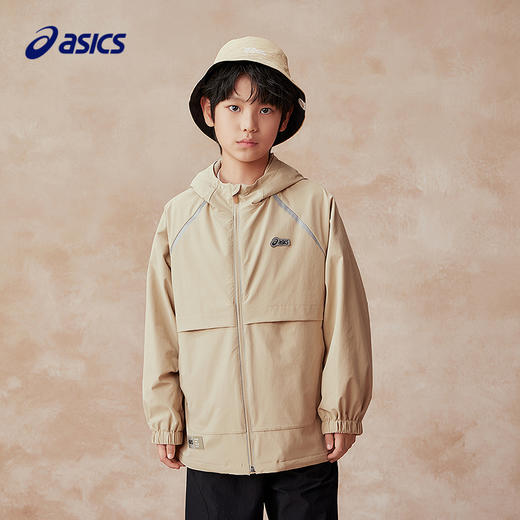 【Teflon三防科技】Asics/亚瑟士童装2025年春季轻薄款运动外套 商品图0