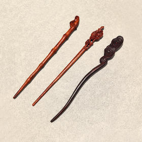 梅花&祥云&竹节°小叶紫檀发簪