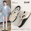 ZHR则则复古德训鞋女春季新款厚底增高运动休闲鞋柔软透气低帮鞋 商品缩略图0
