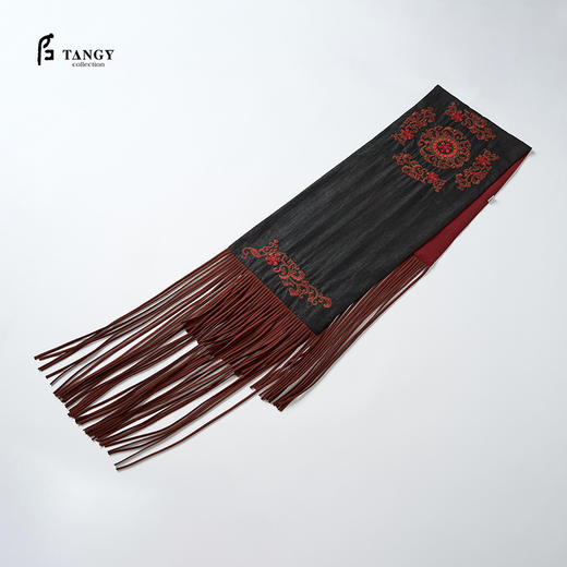 TANGY Collection/2025天意精品春季新品中国风莨绸女士披肩 商品图0