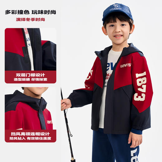 LEVIS 春 大童小童 儿童童装风衣LVN-WA-N911 商品图2