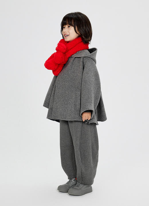 jnby  24年冬款  短款呢大衣  1OB810190 商品图4