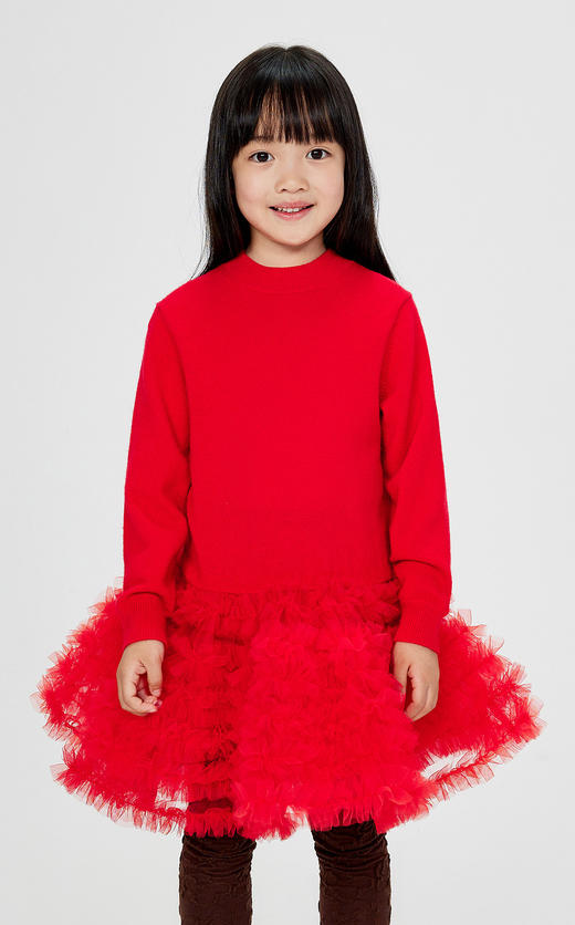 jnby   24年冬款  长袖毛衫连衣裙   1OBG11870 商品图7