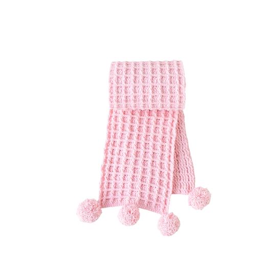 苏苏姐家华夫格围巾手工diy编织钩针毛线团自制围巾材料包冬 商品图4