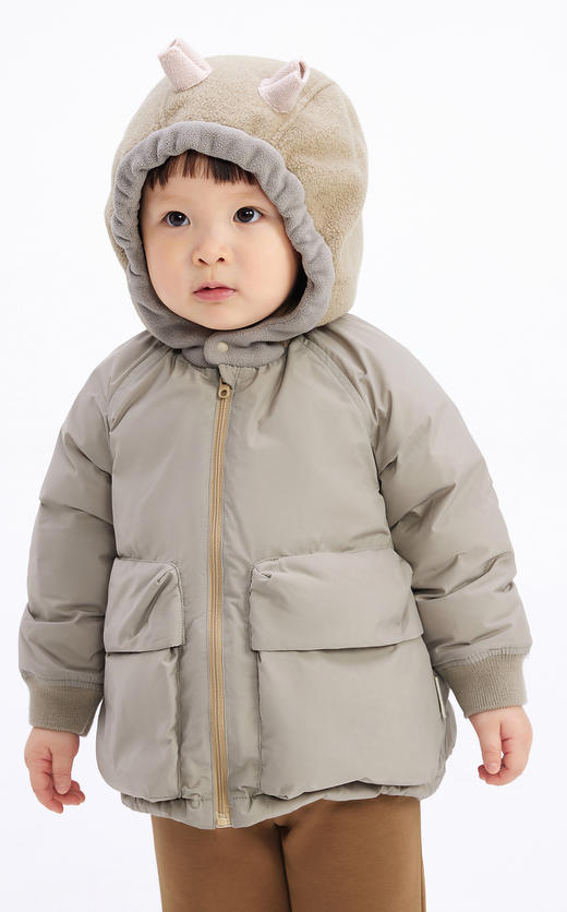 jnby   24年冬款  中长款羽绒服  YOBC11580 商品图3