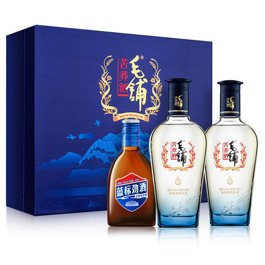 42.8° 毛铺苦荞酒（尊享礼盒）500ml*2 商品图0
