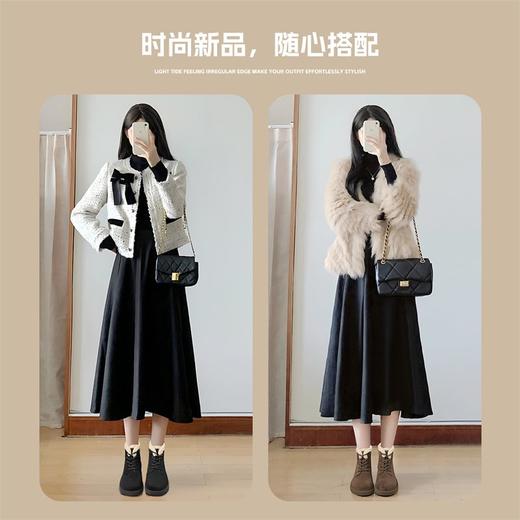 ZHR废土风短靴2024新款冬季加绒棉鞋耐磨超软女靴保暖ins平底短靴 商品图6