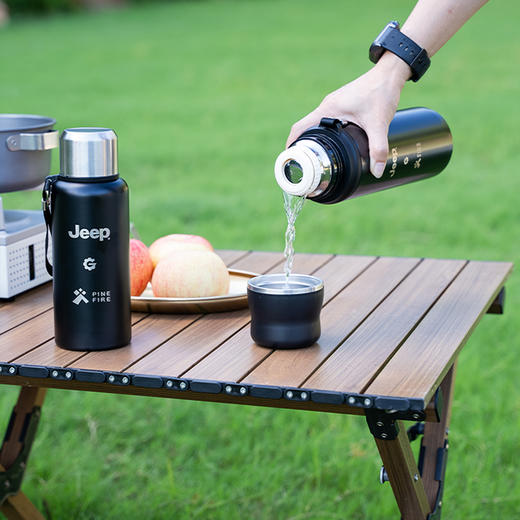 【Jeep】保温壶家用大容量保温杯 不锈钢户外旅行车载水壶 便携暖热水瓶 商品图4