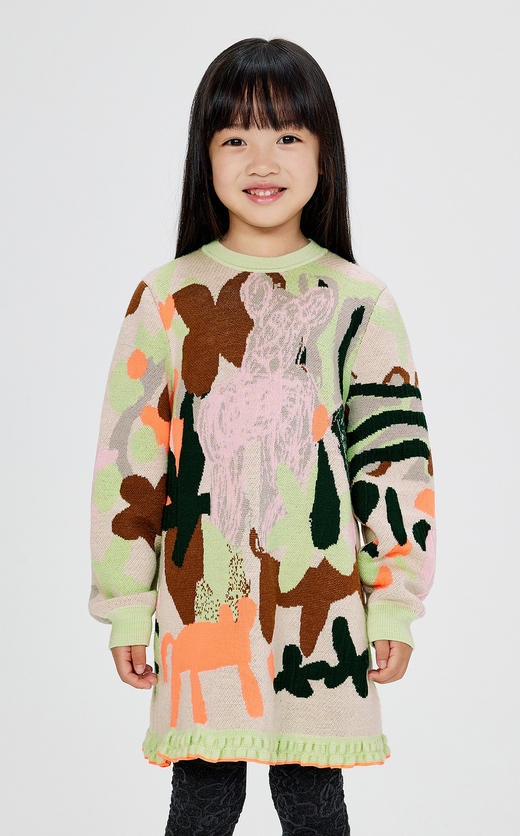 jnby  24年冬款  长袖毛衫连衣裙  1OBG12730 商品图7